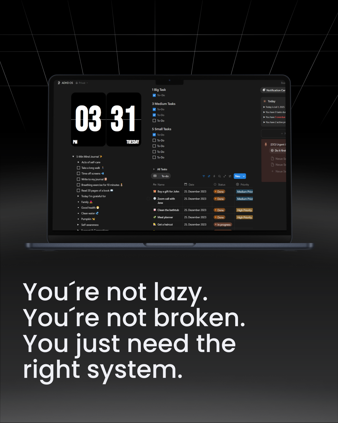 ADHD OS™ - Your operating system for life