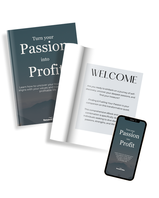 Turn your Passion into Profit E-Book & Workbook