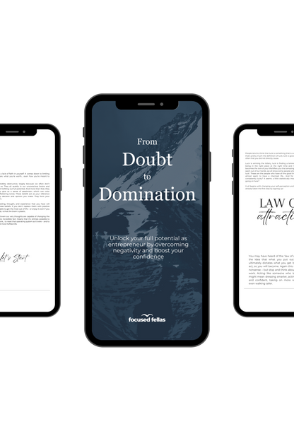 From Doubt to Domination E-Book & Workbook